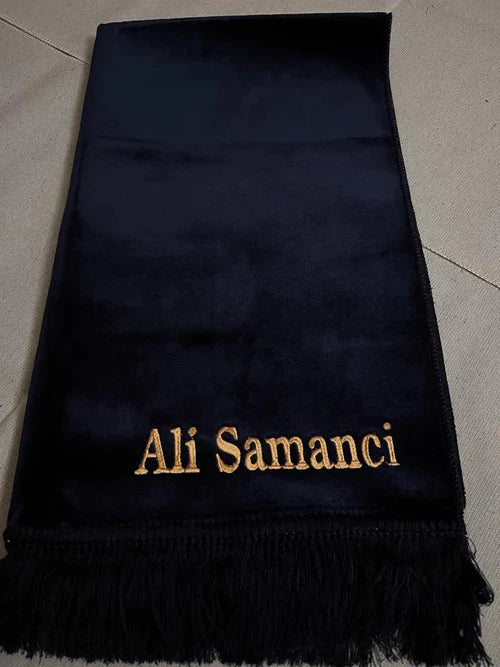 Özel İsimli Aydın Seccade (Lacivert)